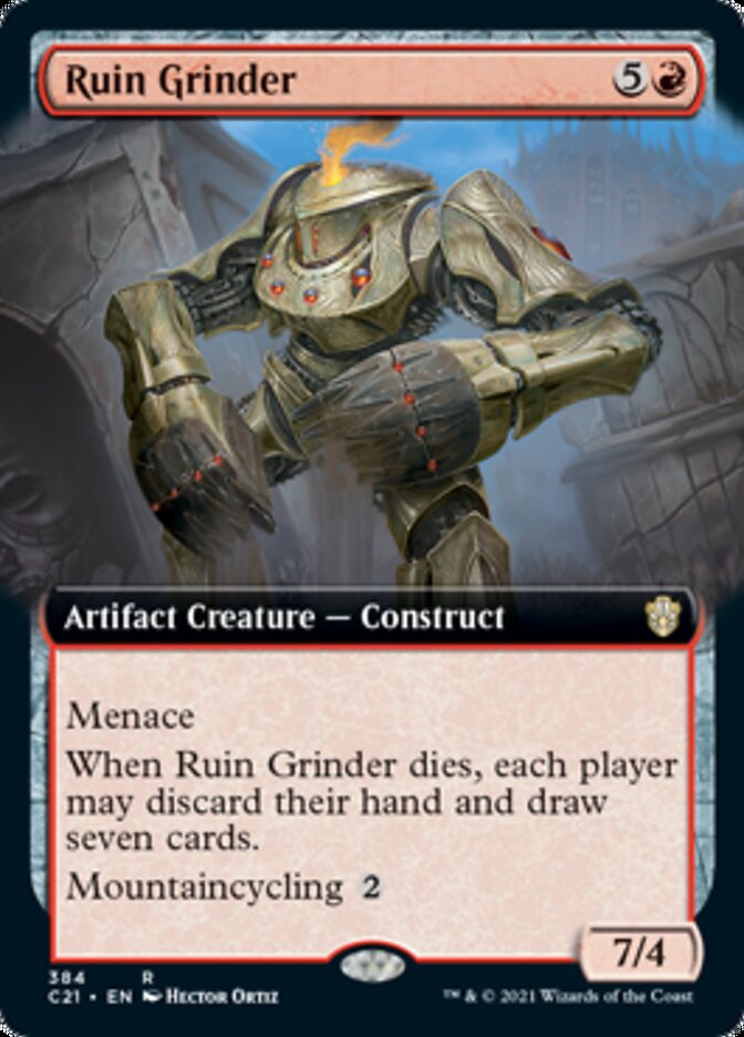 Ruin Grinder (Extended) [Commander 2021] (C21 384)