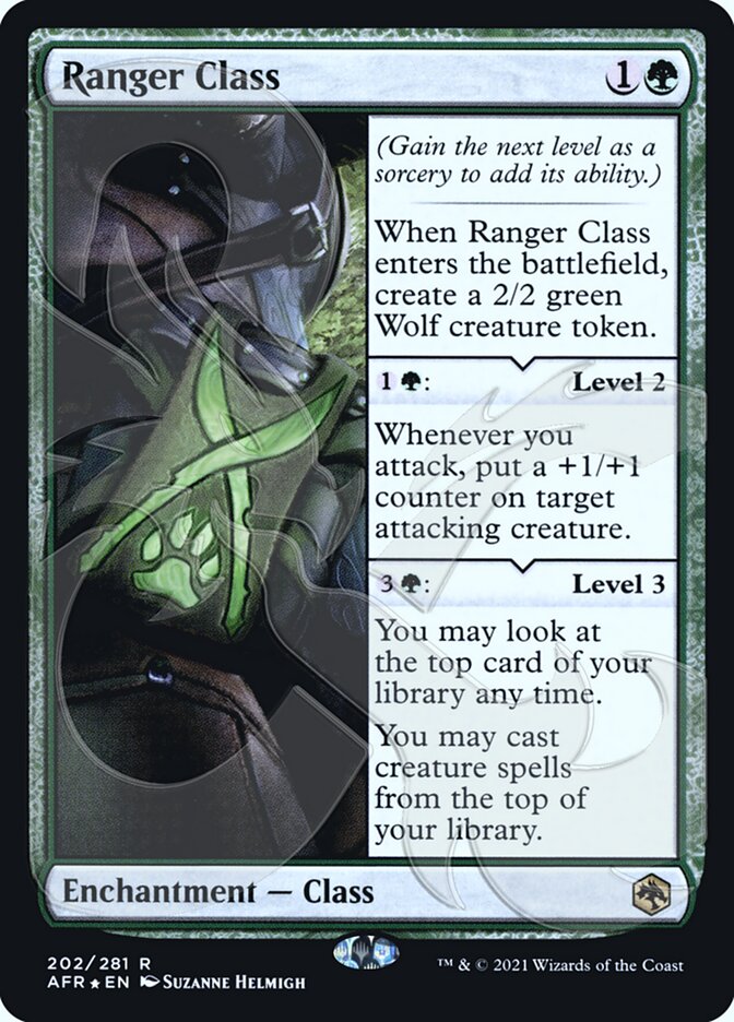 Ranger Class (Ampersand Promo) [Dungeons & Dragons: Adventures in the Forgotten Realms Promos] (PAFR 202A)