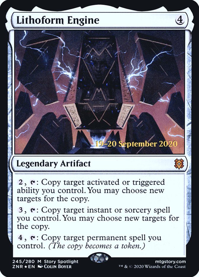 Lithoform Engine  [Zendikar Rising Prerelease Promos] (PZNR 245S)