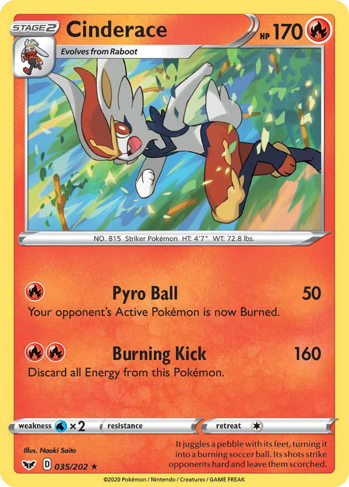 Cinderace (35/202) [Sword & Shield: Base Set]