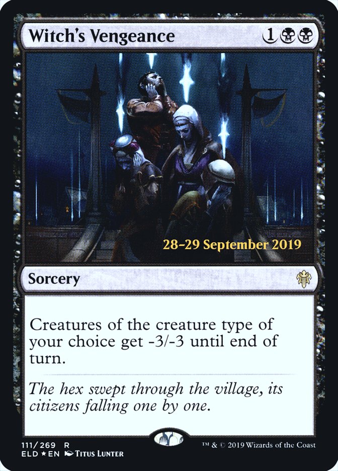 Witch's Vengeance  [Throne of Eldraine Prerelease Promos] (PELD 111S)