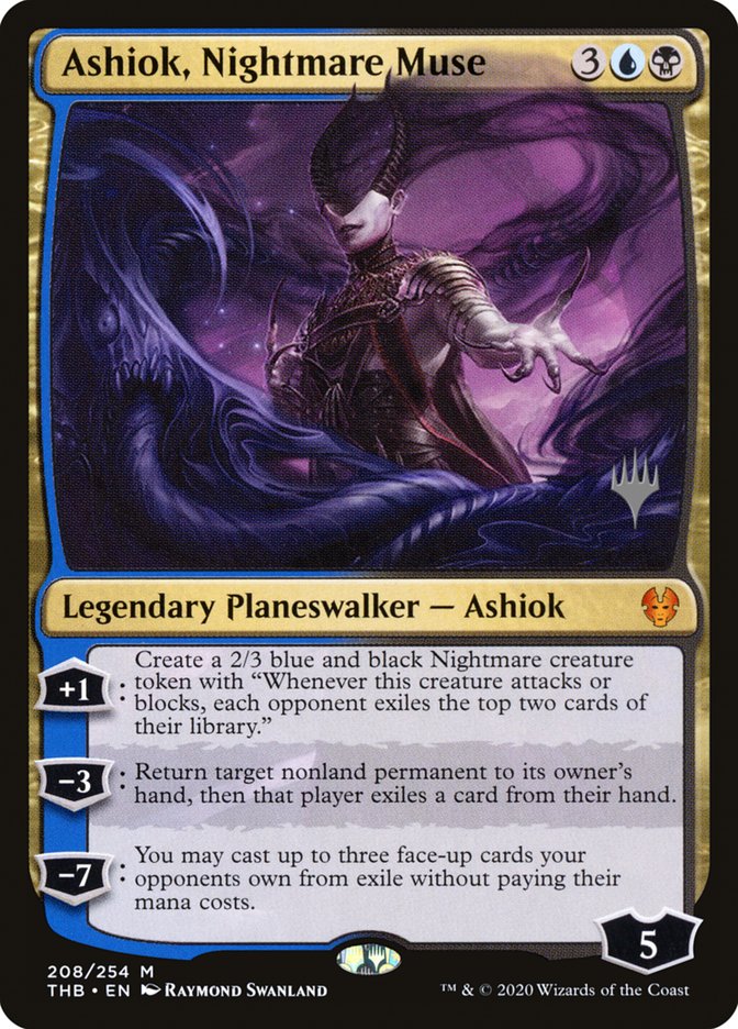 Ashiok, Nightmare Muse (Promo Pack) [Theros Beyond Death Promos] (PTHB 208P)