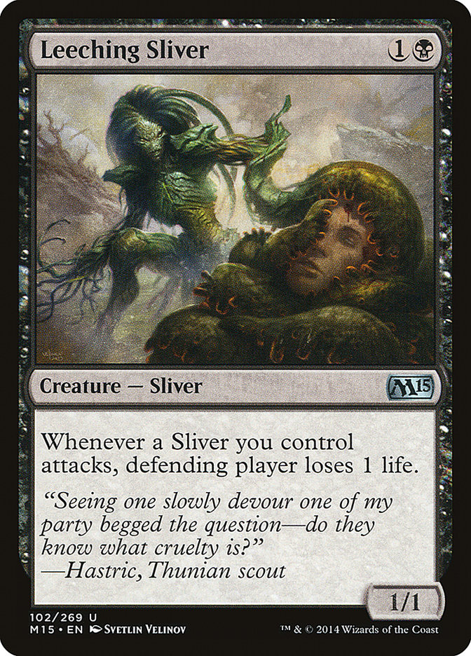 Leeching Sliver [Magic 2015] (M15 102)