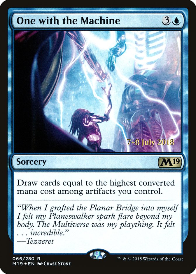 One with the Machine  [Core Set 2019 Prerelease Promos] (PM19 66S)