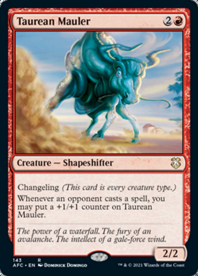 Taurean Mauler [Dungeons & Dragons: Adventures in the Forgotten Realms Commander] (AFC 143)