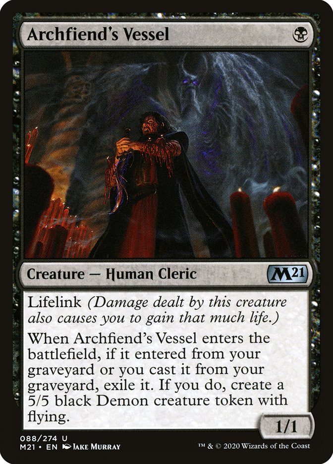 Archfiend's Vessel [Core Set 2021] (M21 88)