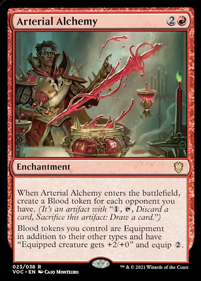 Arterial Alchemy [Innistrad: Crimson Vow Commander] (VOC 23)