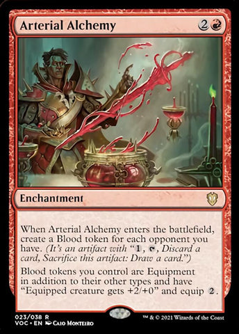 Arterial Alchemy [Innistrad: Crimson Vow Commander] (VOC 23)