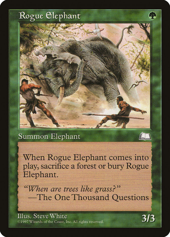 Rogue Elephant [Weatherlight] (WTH 139)