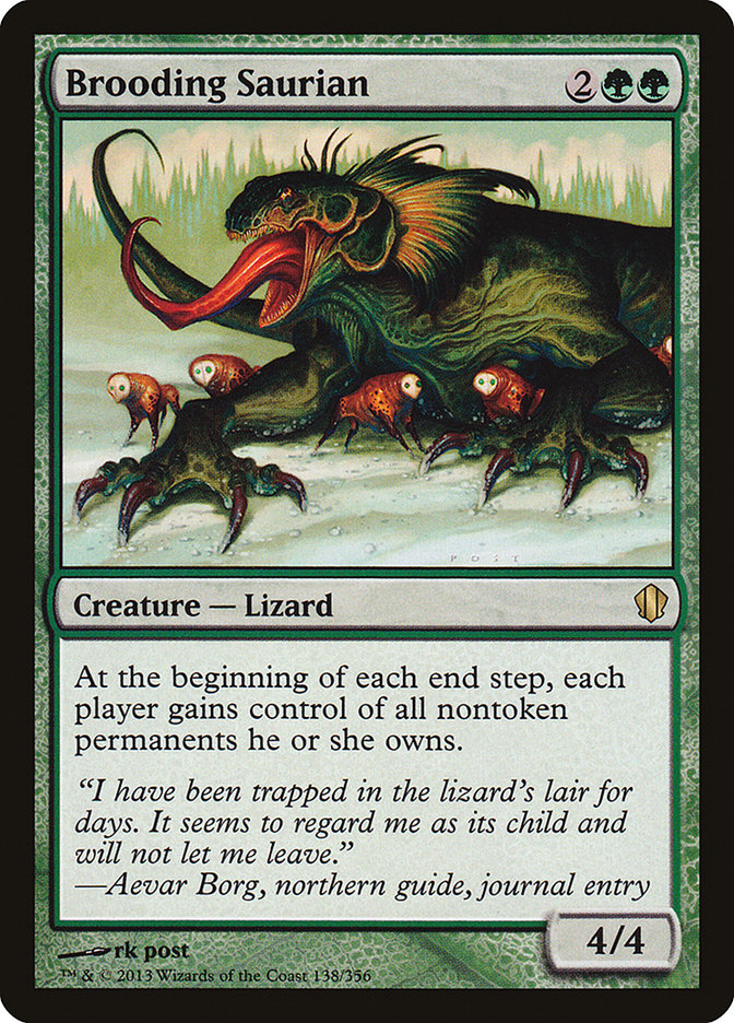 Brooding Saurian [Commander 2013] (C13 138)