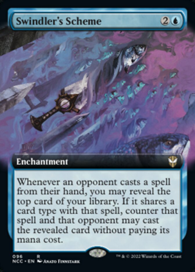 Swindler's Scheme (Extended Art) [Streets of New Capenna Commander] (NCC 96)