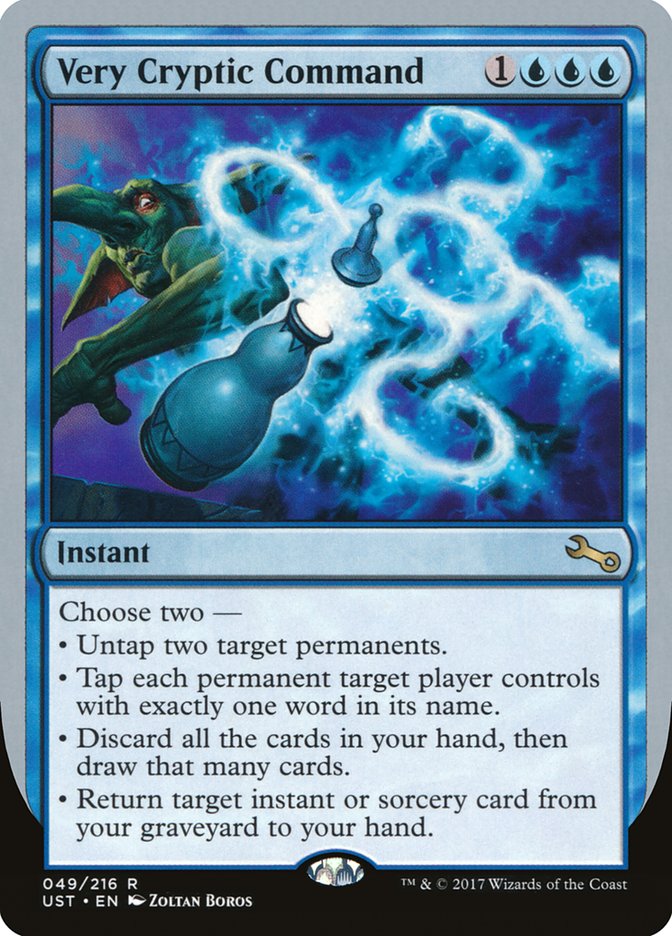 Very Cryptic Command [Unstable] (UST 49B)