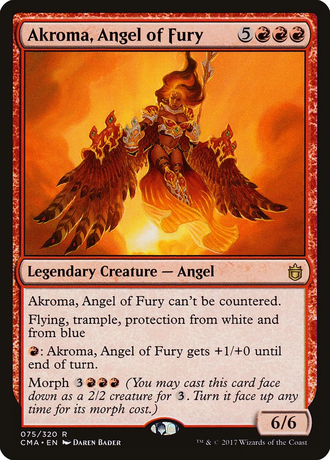 Akroma, Angel of Fury [Commander Anthology] (CMA 75)