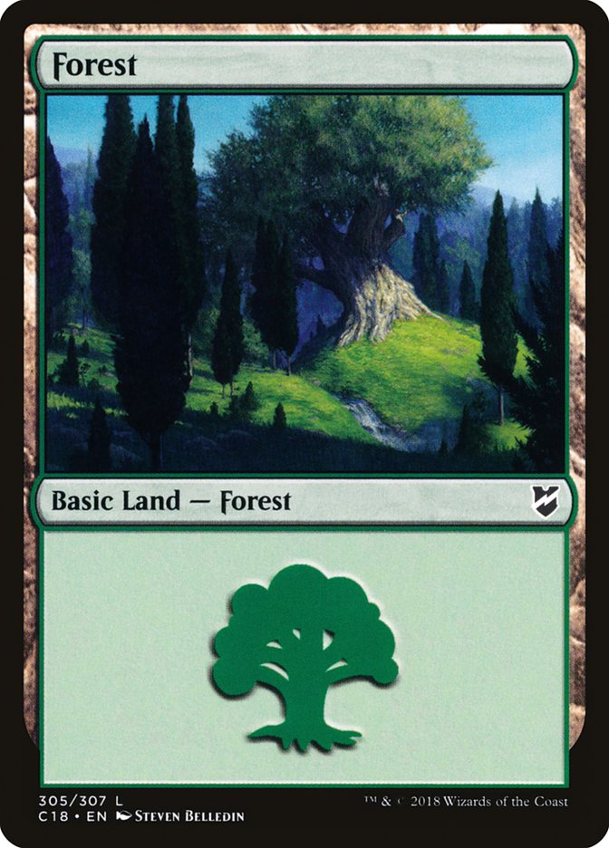 Forest (#305) [Commander 2018] (C18 305)