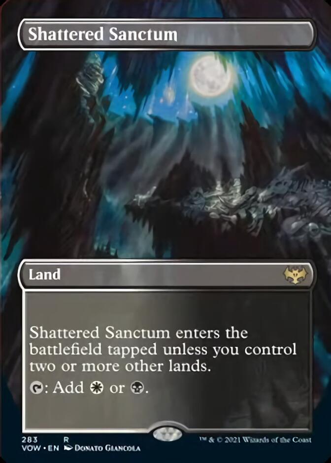 Shattered Sanctum (Borderless) [Innistrad: Crimson Vow] (VOW 283)