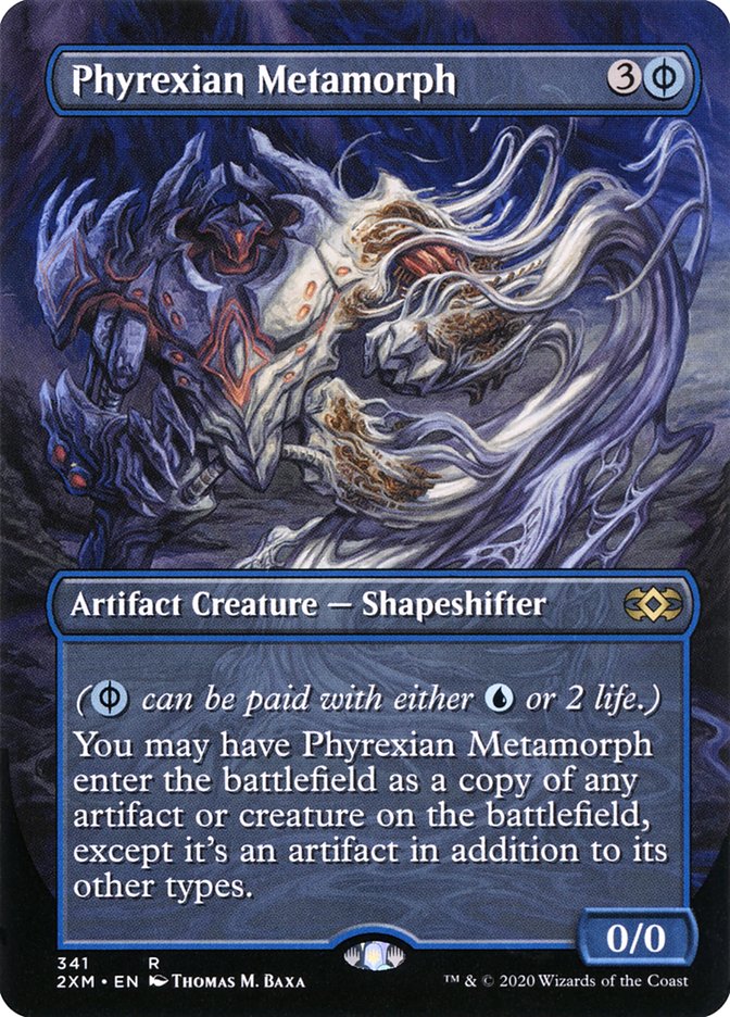 Phyrexian Metamorph (Borderless) [Double Masters] (2XM 341)
