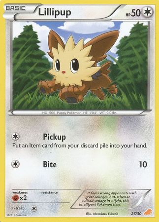 Lillipup (27/30) [Black & White: Trainer Kit]