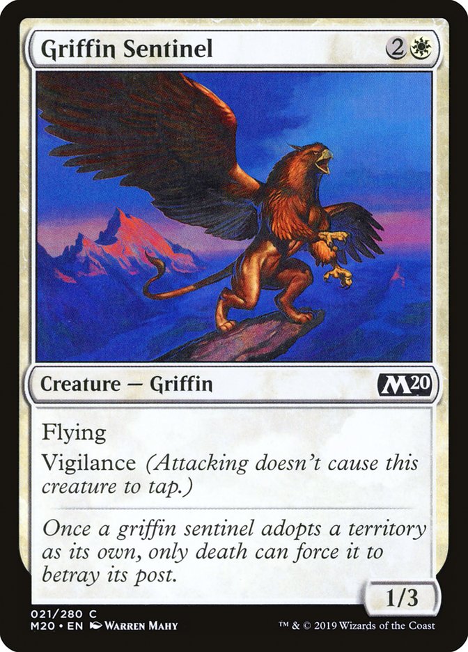 Griffin Sentinel [Core Set 2020] (M20 21)