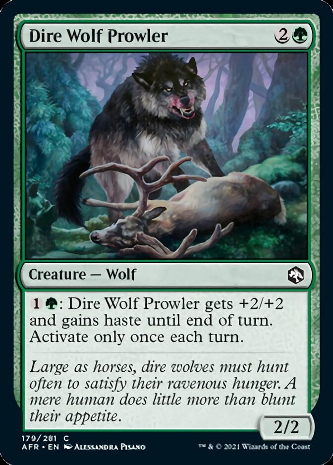 Dire Wolf Prowler [Dungeons & Dragons: Adventures in the Forgotten Realms] (AFR 179)