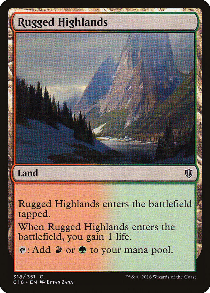 Rugged Highlands [Commander 2016] (C16 318)