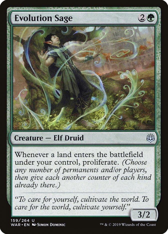 Evolution Sage [War of the Spark] (WAR 159)