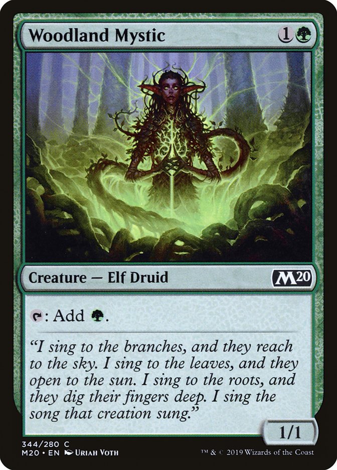 Woodland Mystic [Core Set 2020] (M20 344)