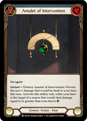 Amulet of Intervention [EVR180] 1st Edition Cold Foil