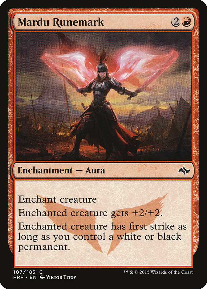 Mardu Runemark [Fate Reforged] (FRF 107)
