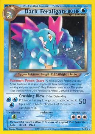 Dark Feraligatr (5/105) [Neo Destiny]