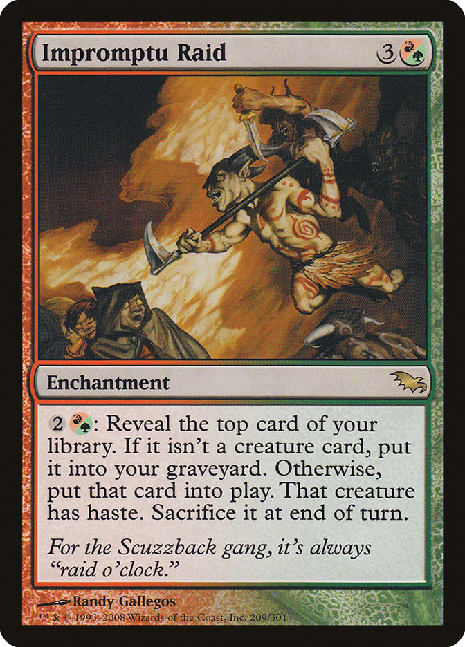 Impromptu Raid [Shadowmoor] (SHM 209)