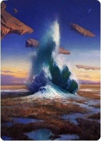 Flooded Strand Art Card [Zendikar Rising Art Series] (AZNR 29)