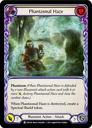 Phantasmal Haze (Yellow) [EVR148] 1st Edition Rainbow Foil