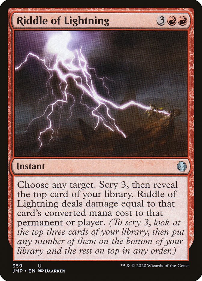 Riddle of Lightning [Jumpstart] (JMP 359)