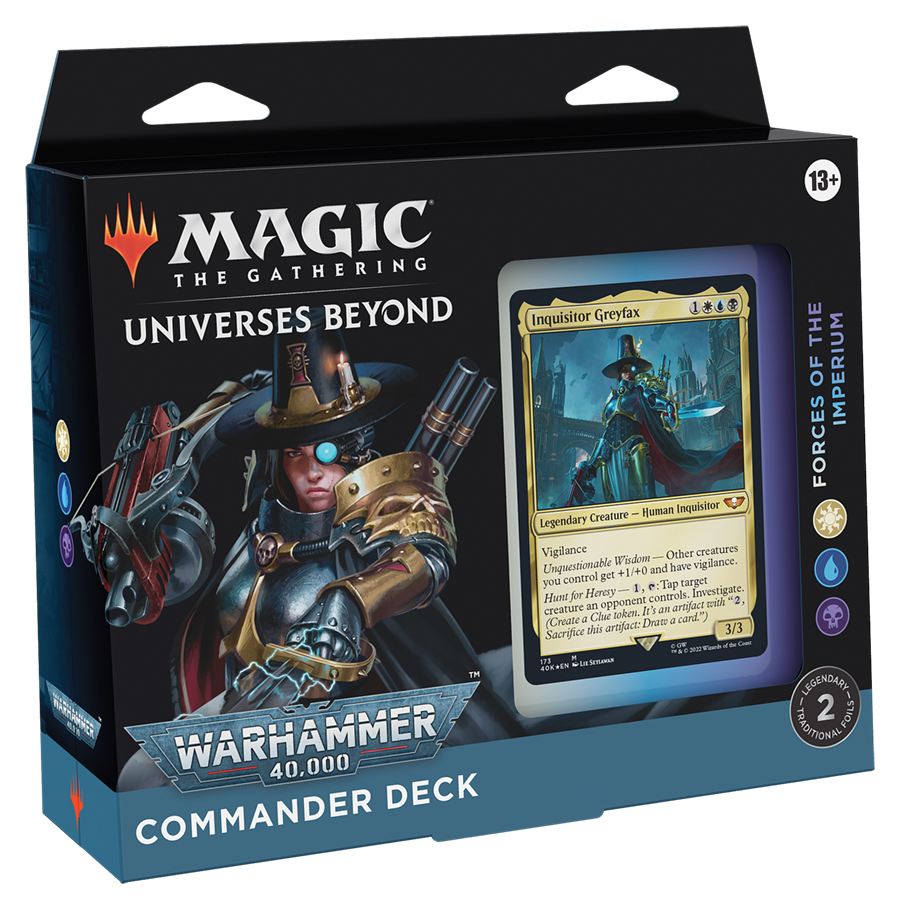 Universes Beyond: Warhammer 40,000 - Commander Deck (Forces of the Imperium) Pre-order