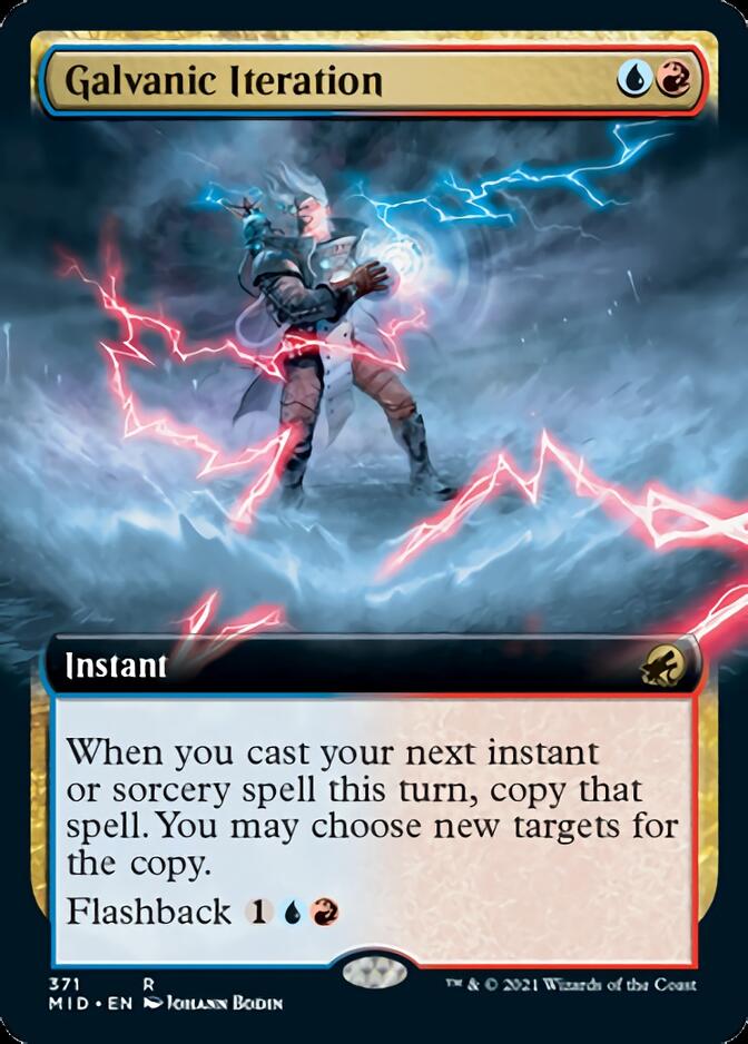 Galvanic Iteration (Extended) [Innistrad: Midnight Hunt] (MID 371)
