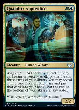 Quandrix Apprentice [Strixhaven: School of Mages] (STX 216)