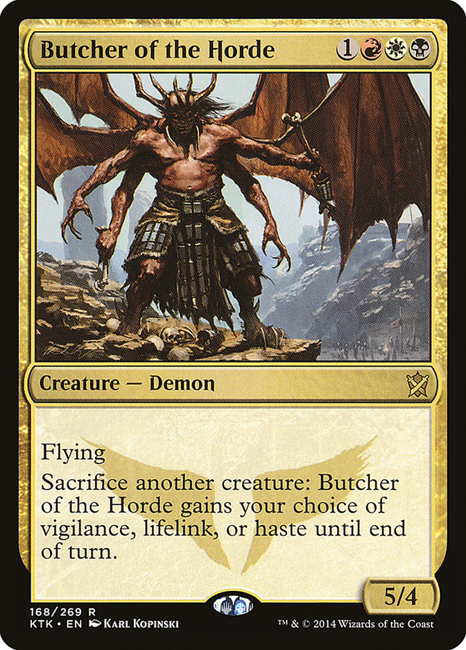 Butcher of the Horde [Khans of Tarkir] (KTK 168)