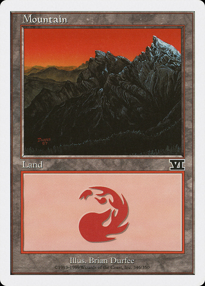 Mountain (#346) [Classic Sixth Edition] (6ED 346)