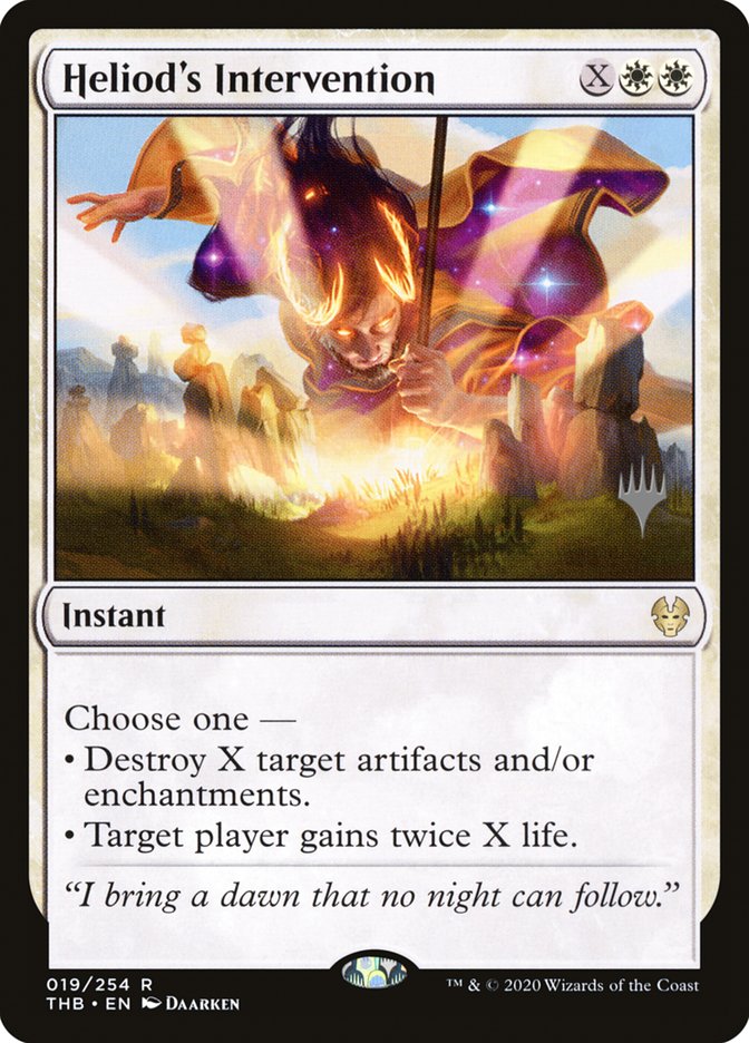 Heliod's Intervention (Promo Pack) [Theros Beyond Death Promos] (PTHB 19P)