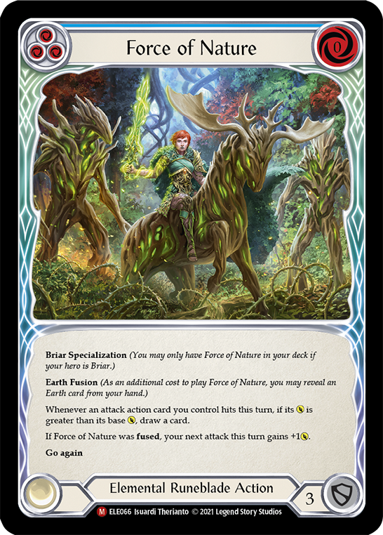 Force of Nature [ELE066] 1st Edition Rainbow Foil
