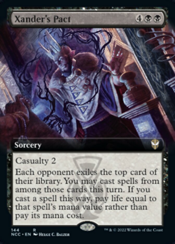Xander's Pact (Extended Art) [Streets of New Capenna Commander] (NCC 144)
