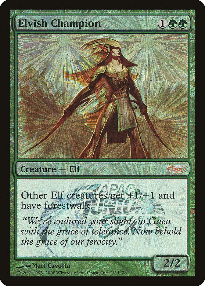Elvish Champion (APAC Series) [Junior APAC Series] (PJAS 2U08)