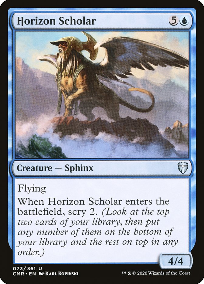 Horizon Scholar [Commander Legends] (CMR 73)
