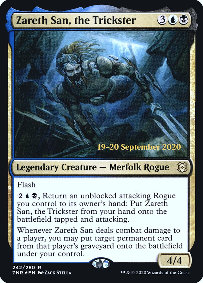 Zareth San, the Trickster  [Zendikar Rising Prerelease Promos] (PZNR 242S)