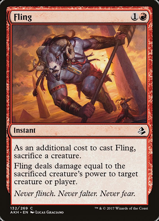 Fling [Amonkhet] (AKH 132)