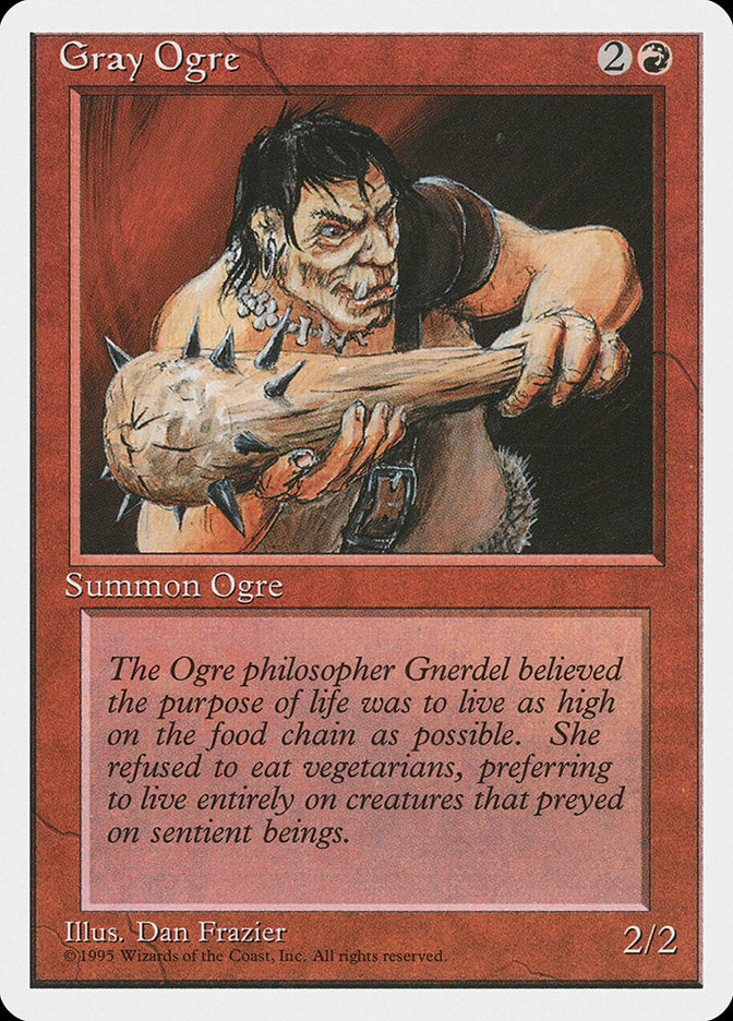 Gray Ogre [Fourth Edition] (4ED 200)