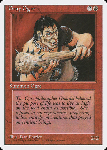 Gray Ogre [Fourth Edition] (4ED 200)