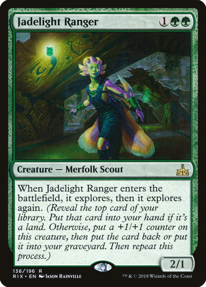 Jadelight Ranger [Rivals of Ixalan] (RIX 136)