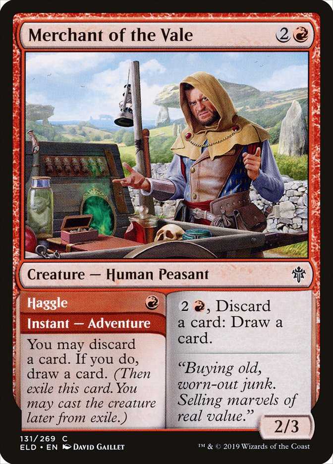 Merchant of the Vale // Haggle [Throne of Eldraine] (ELD 131)