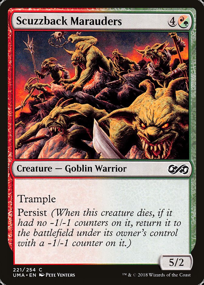 Scuzzback Marauders [Ultimate Masters] (UMA 221)